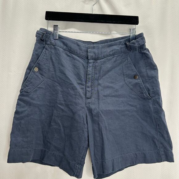 Athleta Pants - Athleta blue linen shorts 10